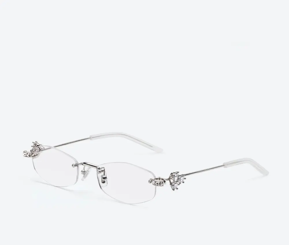 Alternative view of Kính Gentle Monster Glitz 02 ‘Silver’