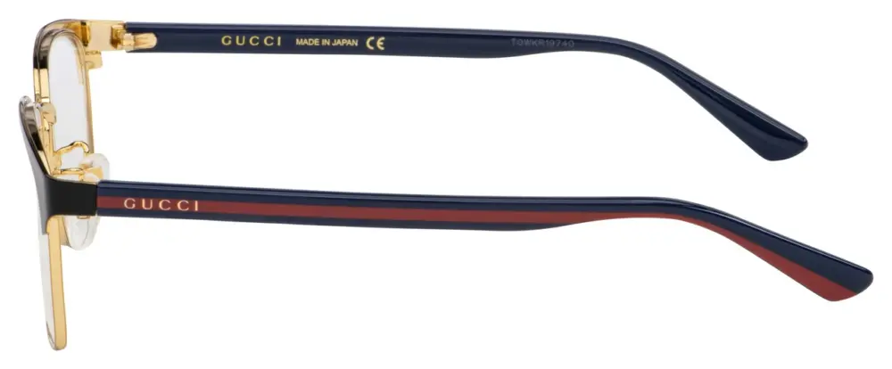 Alternative view of Kính Gucci Eyeglasses 'Black Gold' GG0934OA-002