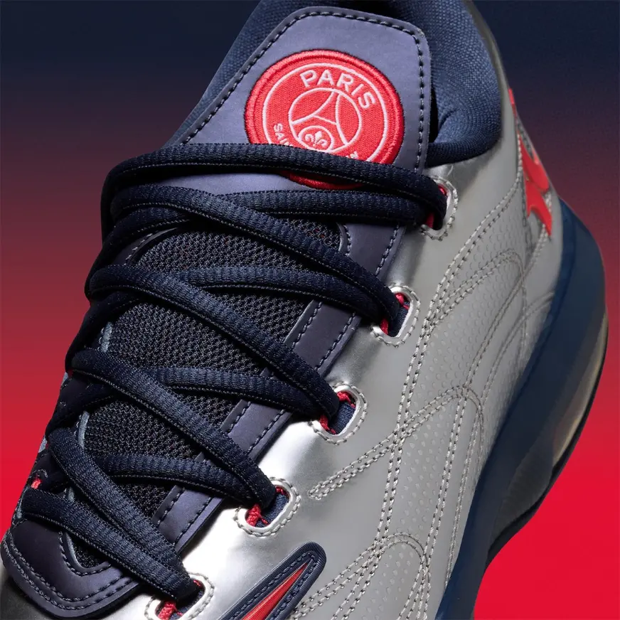 Giày Nike KD 6 x Paris Saint-Germain 'Metallic Silver Navy' IU0593-001 - Ảnh 3