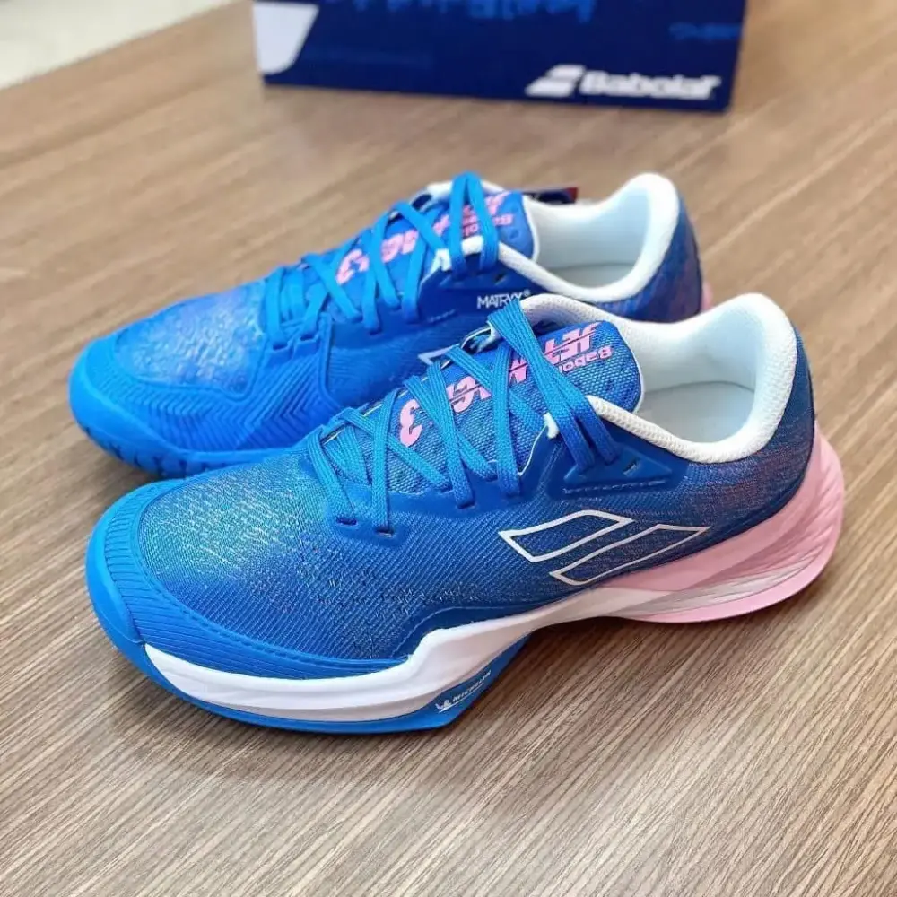 Giày Babolat Jet Mach 3 All Court ‘Blue Pink’ 31S23630-4106 - Ảnh 3