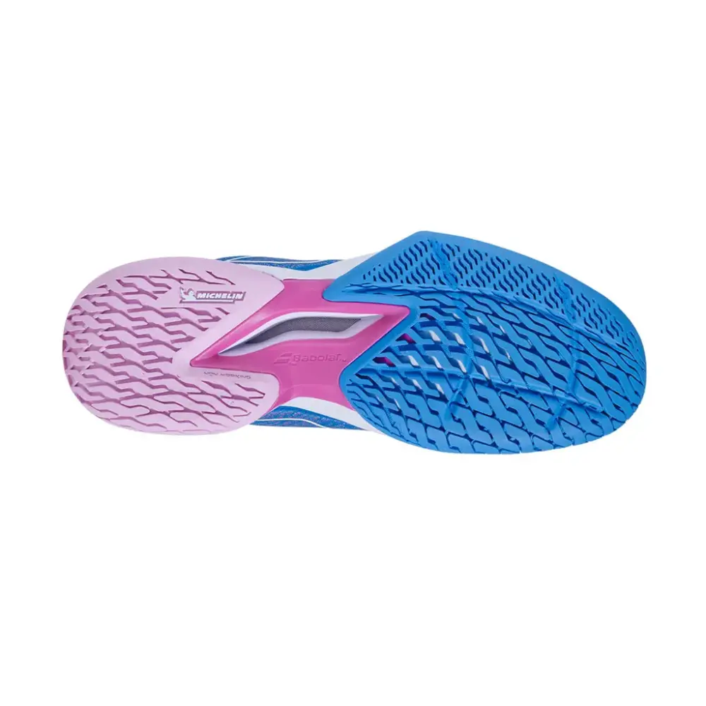 Giày Babolat Jet Mach 3 All Court ‘Blue Pink’ 31S23630-4106 - Ảnh 2