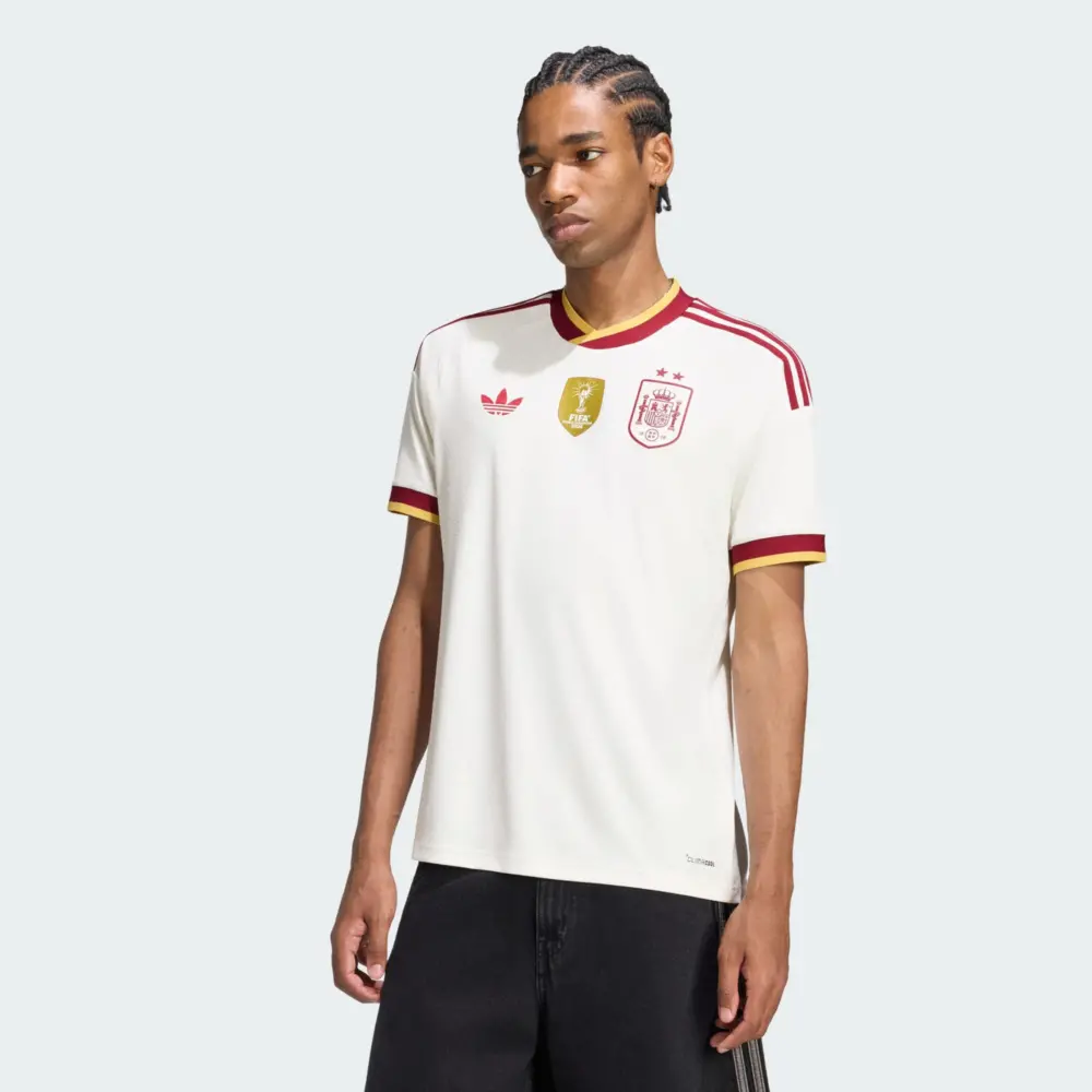 Áo adidas Spain 26 Away Winners Jersey 'Off White' KF4413 - Ảnh 2