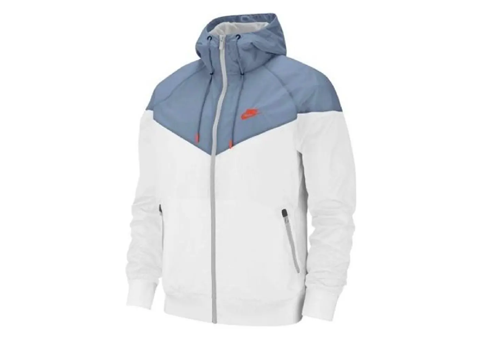 Áo Nike Splicing Woven Hooded 'White Blue Splicing' AR2192-105