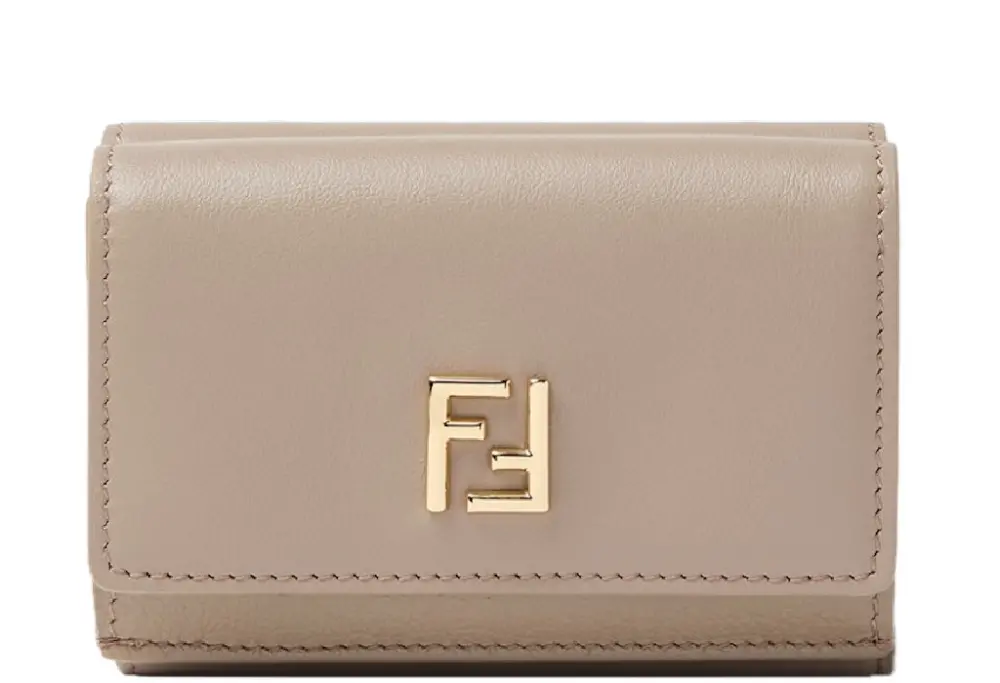 Ví Fendi FF Mini Trifold 'Grey' 8M0584B08EF0QD3