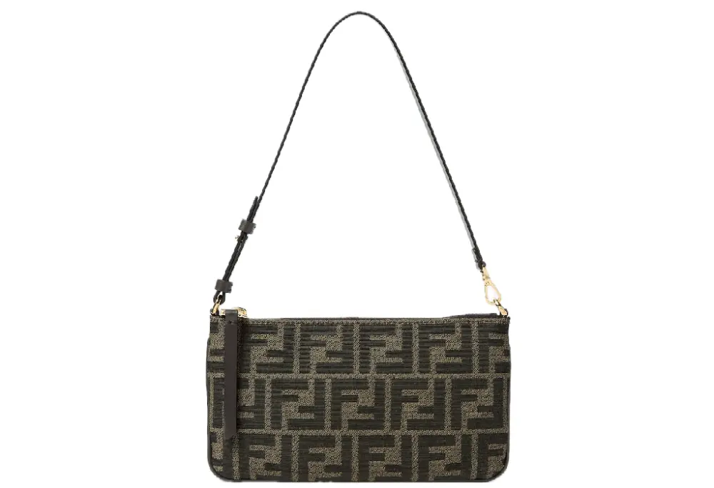 Túi Fendi Tube Flat Pouch 'Brown' 8M0536A98PF1GL7