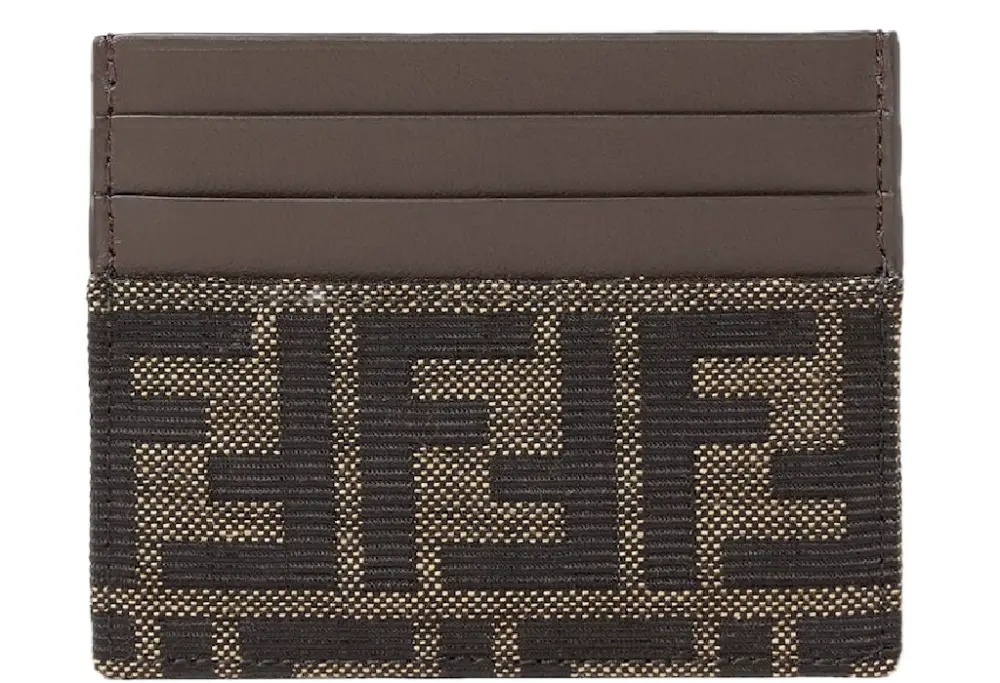 Ví Fendi FF Jacquard Card Holder 'Brown' 7M0164B16FF14YN