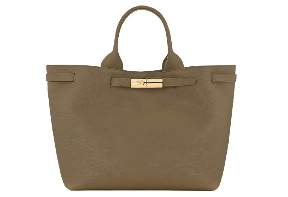 Túi Longchamp Le Smart L Tote Bag 'Olive' 10327HJH510