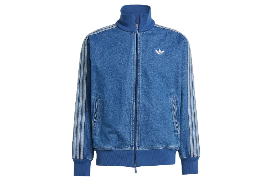 Áo Adidas Track Top Denim Firebird 'Blue' JC6233