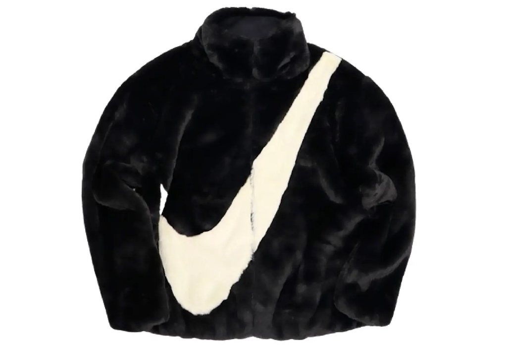 Áo Nike Sportswear Faux Fur Jacket ‘Black’ DO3792-010