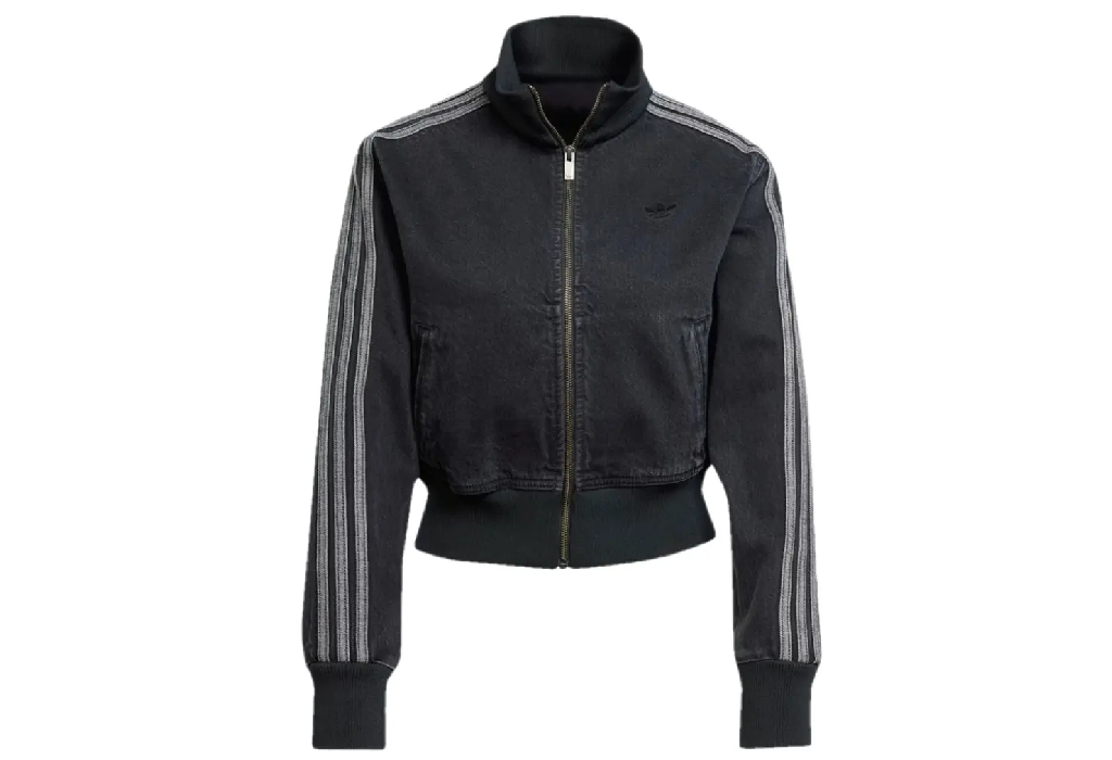 Áo adidas Track Top Denim Adicolor ‘True Black’ JD3110