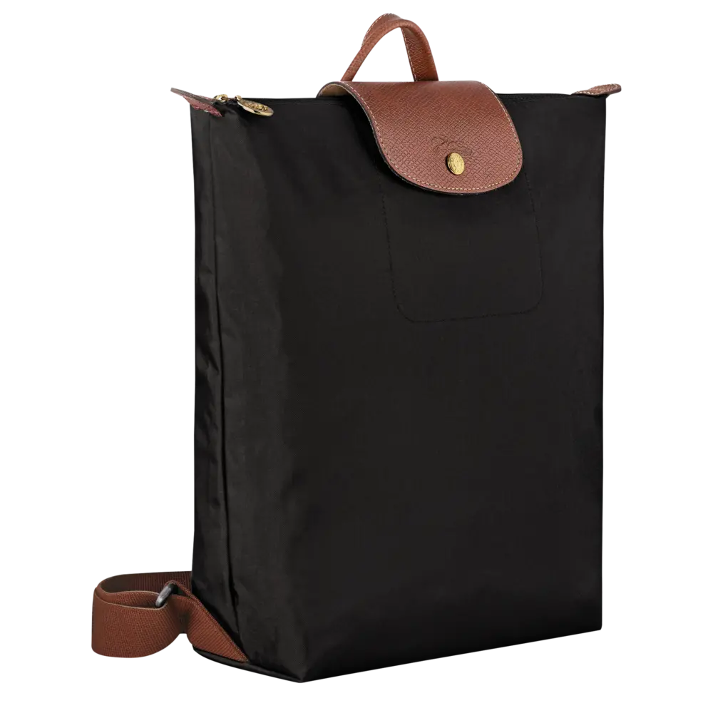 Balo Longchamp Le Pliage Original M Backpack 'Black' 10284089001 - Ảnh 2