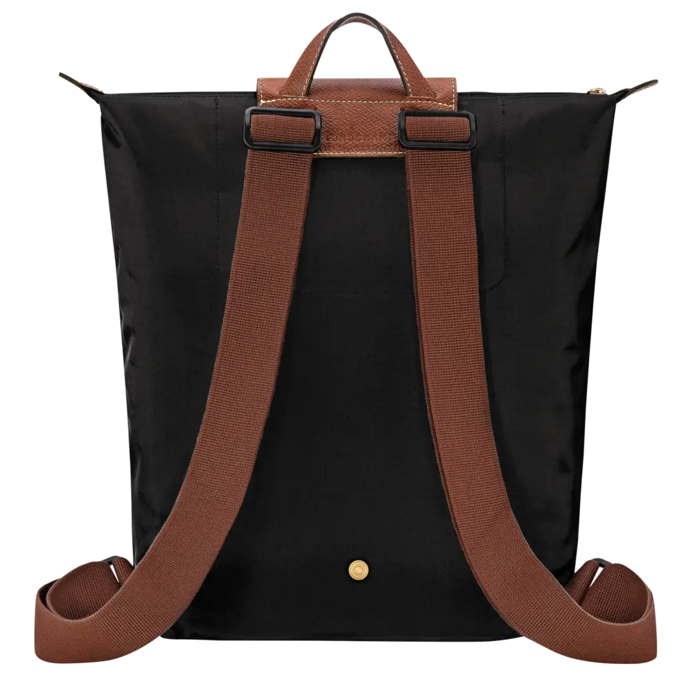 Balo Longchamp Le Pliage Original M Backpack 'Black' 10284089001 - Ảnh 3