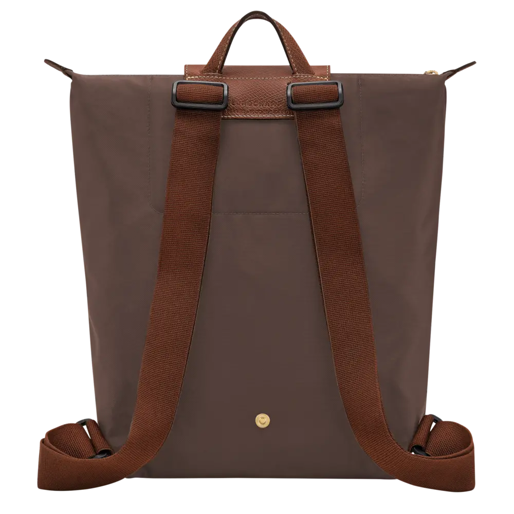 Balo Longchamp Le Pliage Original M Backpack 'Mocha' 10284089002 - Ảnh 3