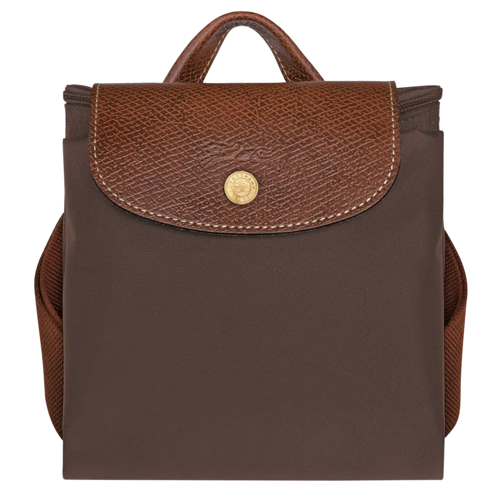 Balo Longchamp Le Pliage Original M Backpack 'Mocha' 10284089002 - Ảnh 5