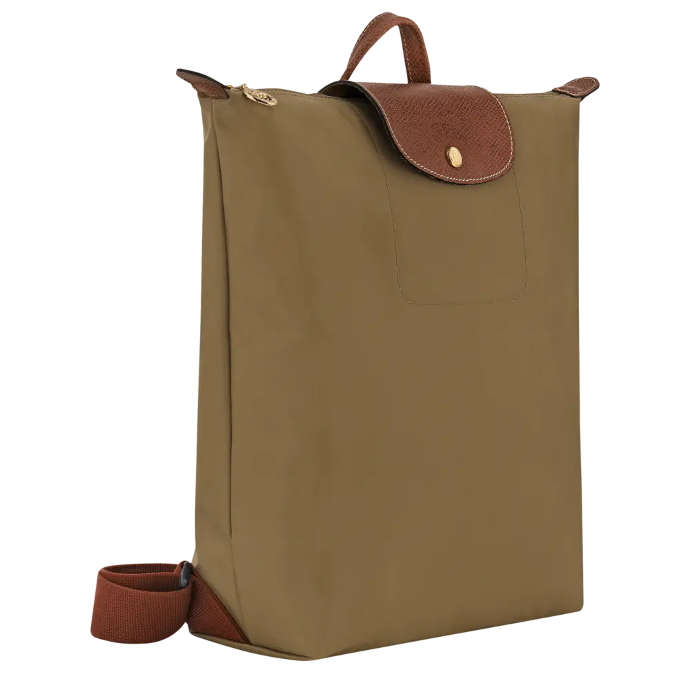 Balo Longchamp Le Pliage Original M Backpack 'Olive' 10284089510 - Ảnh 2