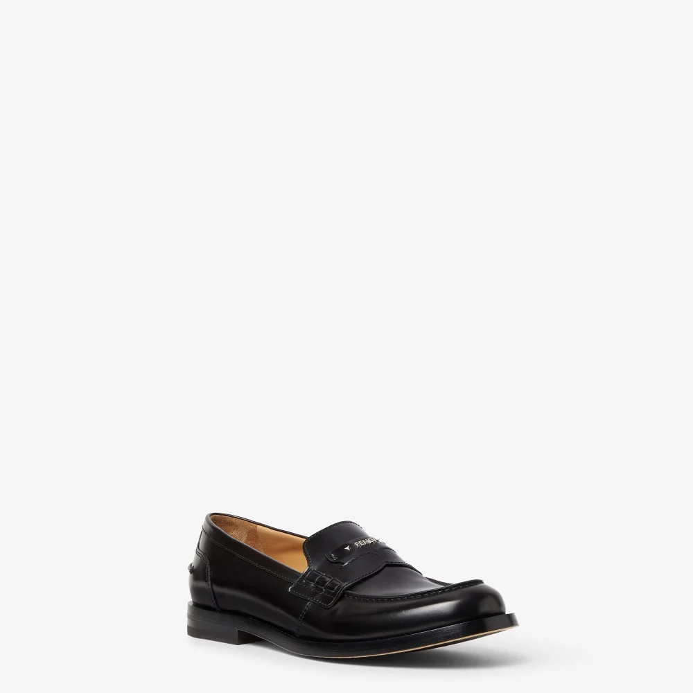 Giày Fendi Ateneo Loafers 'Black' 7D196469FF0QA1 - Ảnh 4