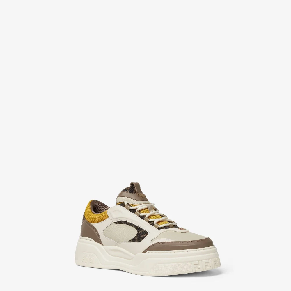 Giày Fendi Force Trainers 'White Brown' 7E1728AU20F1RSV - Ảnh 4