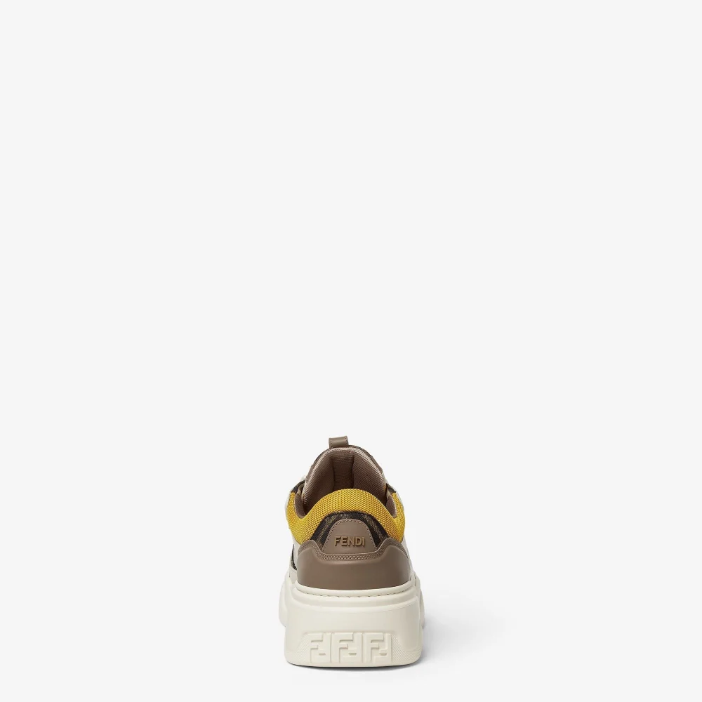Giày Fendi Force Trainers 'White Brown' 7E1728AU20F1RSV - Ảnh 3