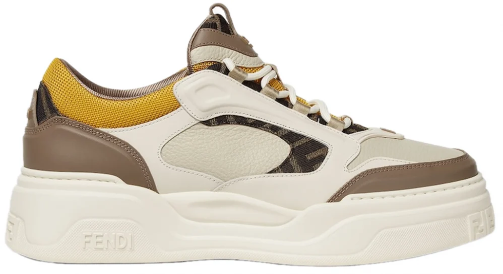 Giày Fendi Force Trainers 'White Brown' 7E1728AU20F1RSV