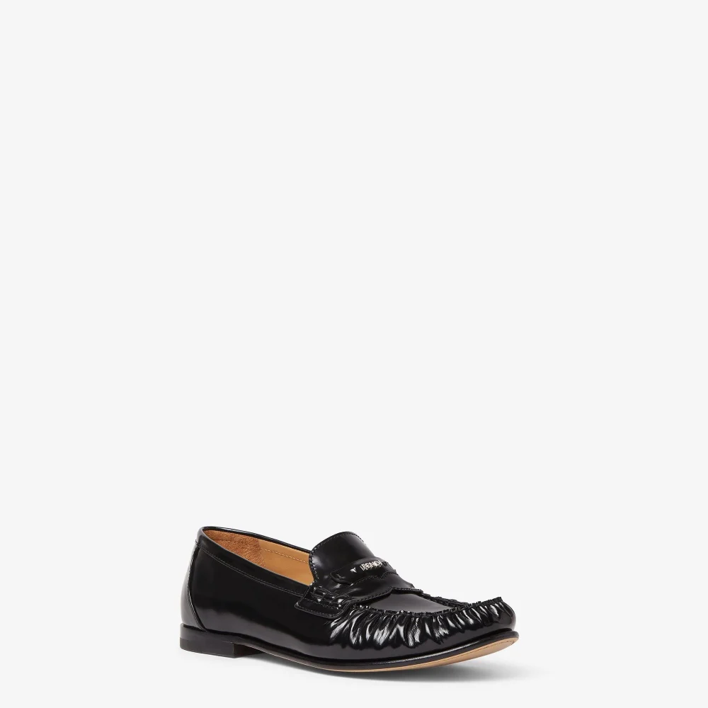 Giày Fendi Scrunch Loafers 'Black' 7D199669FF0QA1 - Ảnh 4