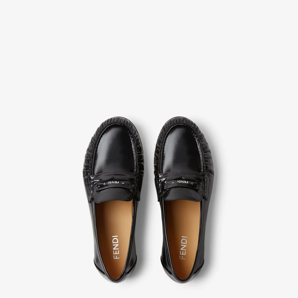 Giày Fendi Scrunch Loafers 'Black' 7D199669FF0QA1 - Ảnh 2