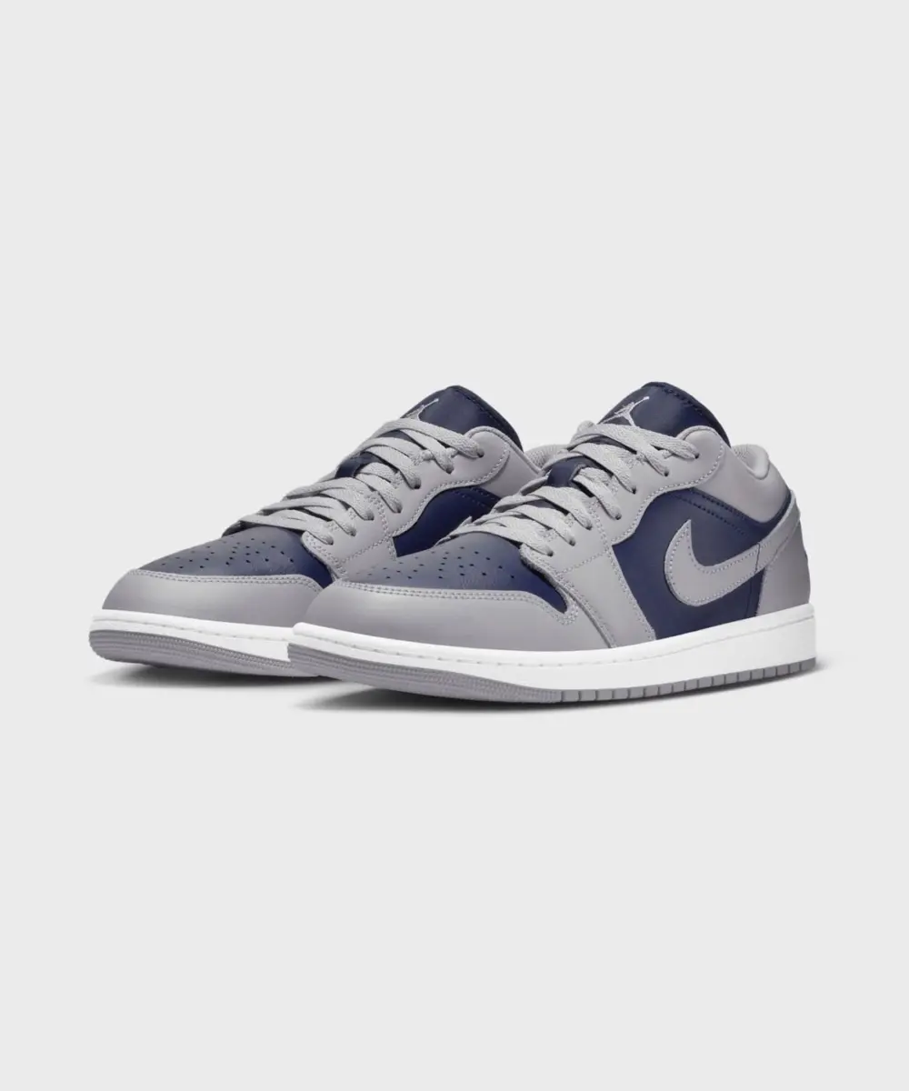 Giày Nike Air Jordan 1 Low 'College Navy' 553558-058 - Ảnh 3