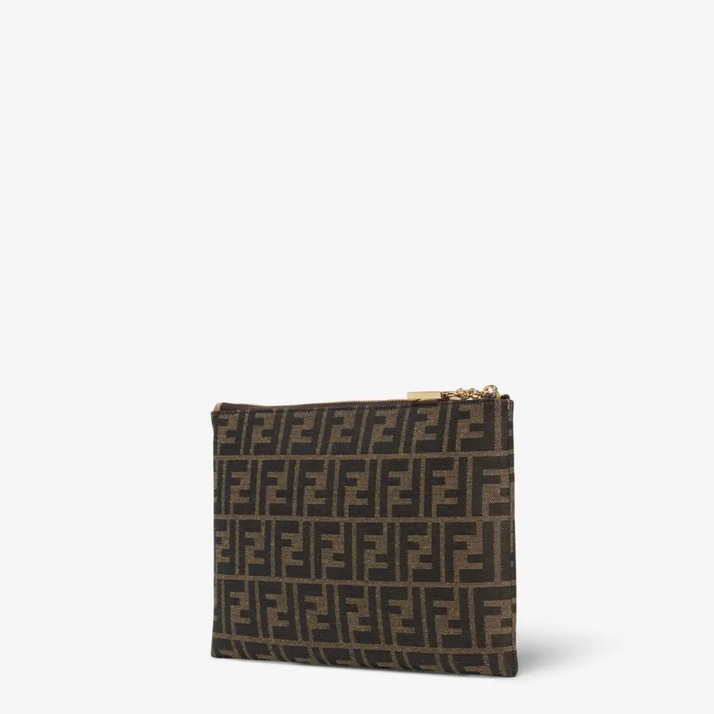 Túi Fendi Medium Tube Flat Pouch 'Brown' 8N0149AD23F1GE3 - Ảnh 3