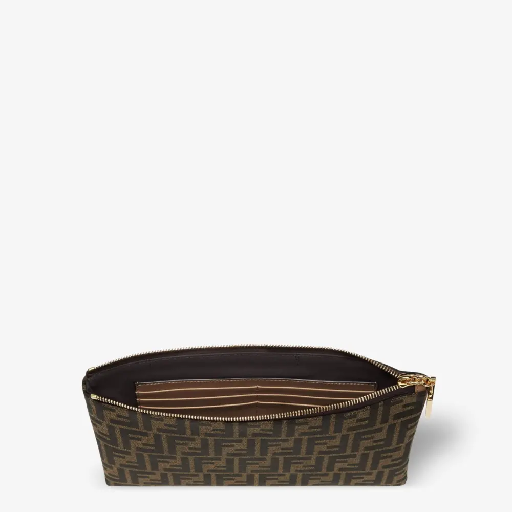 Túi Fendi Medium Tube Flat Pouch 'Brown' 8N0149AD23F1GE3 - Ảnh 2