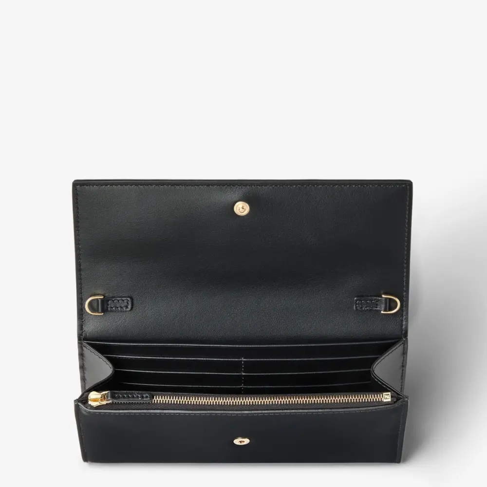 Túi Fendi FF Continental With Chain 'Black' 8M0587B08EF0QA1 - Ảnh 2