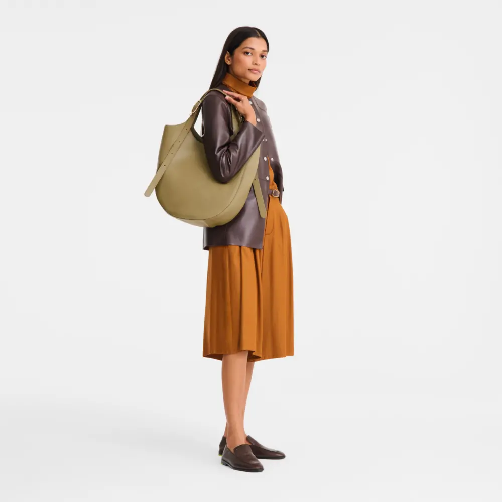 Túi Longchamp Le Foulonné XL Tote Bag 'Lichen' 10331021M69 - Ảnh 2