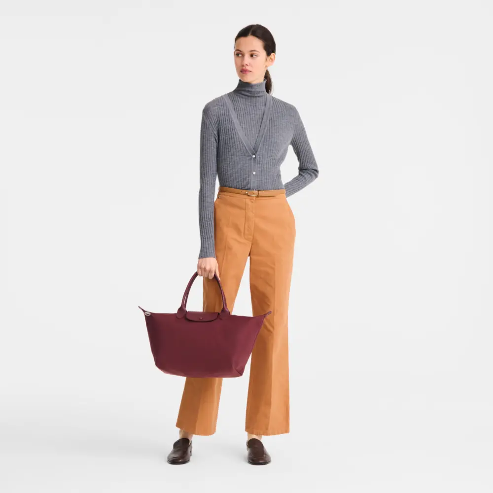 Túi Longchamp Le Pliage One L Handbag 'Burgundy' L1626979P87 - Ảnh 2