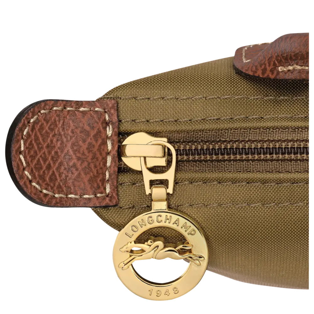 Túi Longchamp Le Pliage Original Pouch 'Olive' 34175089510 - Ảnh 5