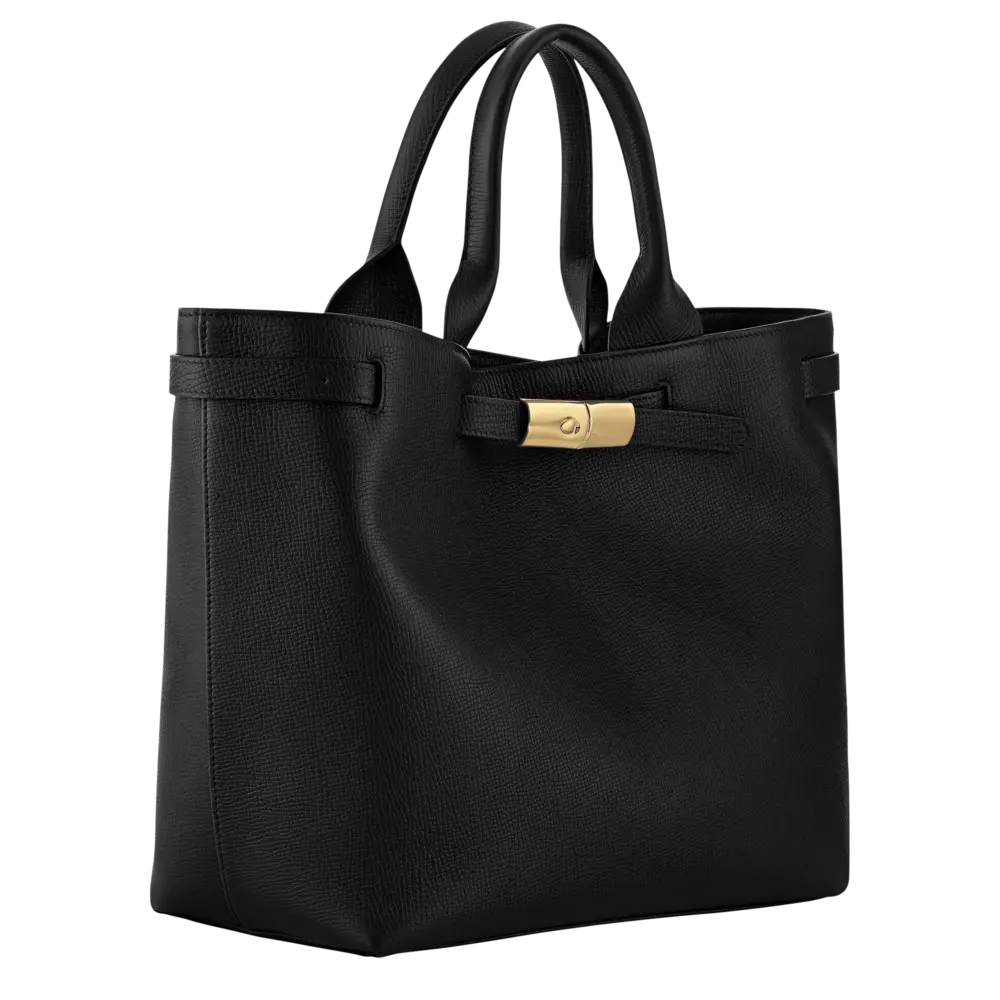 Túi Longchamp Le Smart L Tote Bag 'Black' 10327HJH001 - Ảnh 4