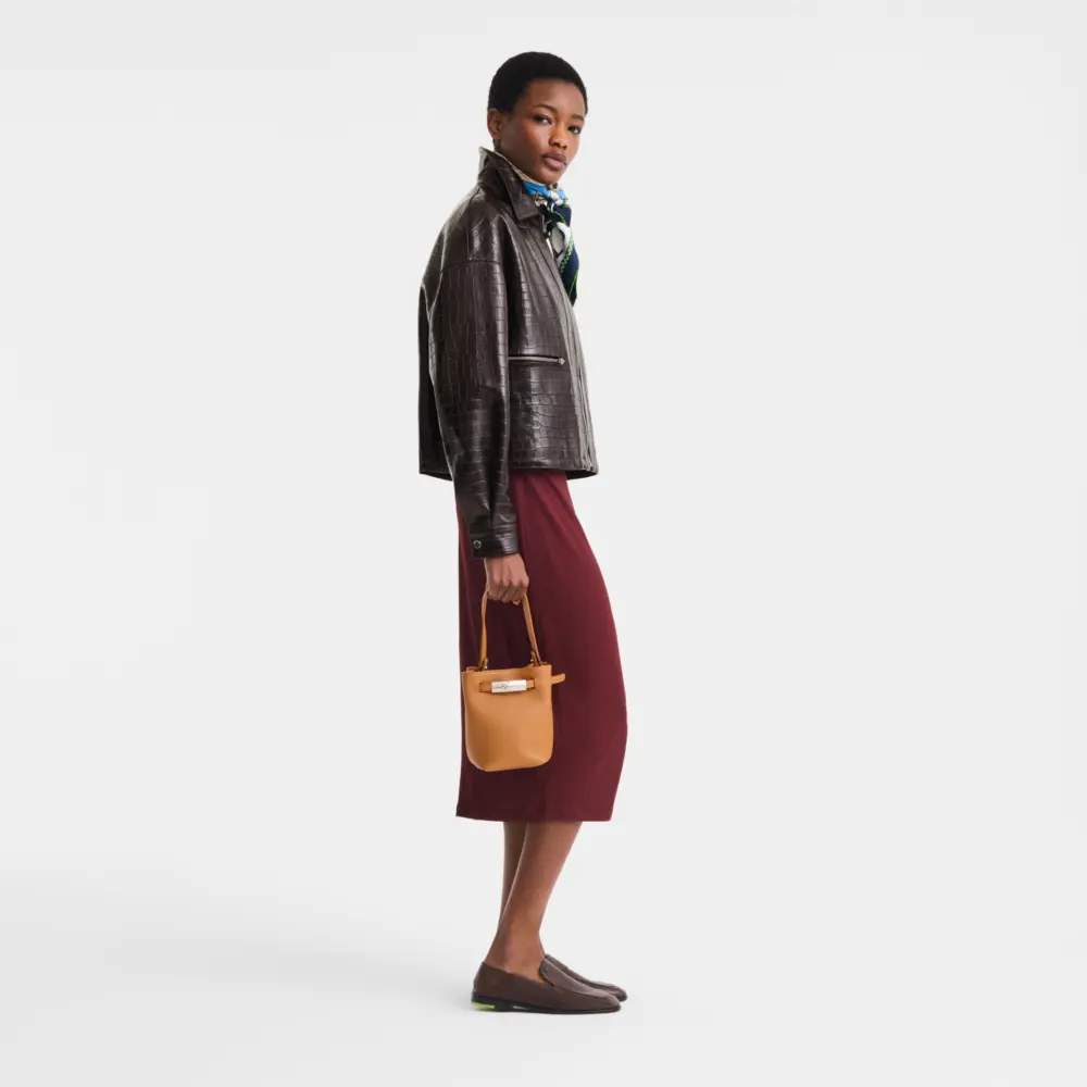 Túi Longchamp Le Smart XS Bucket Bag 'Caramel' 10397HJH121 - Ảnh 2