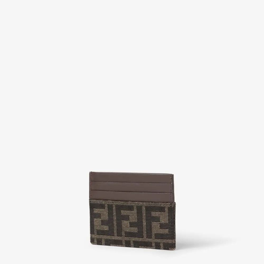 Ví Fendi FF Jacquard Card Holder 'Brown' 7M0164B16FF14YN - Ảnh 3