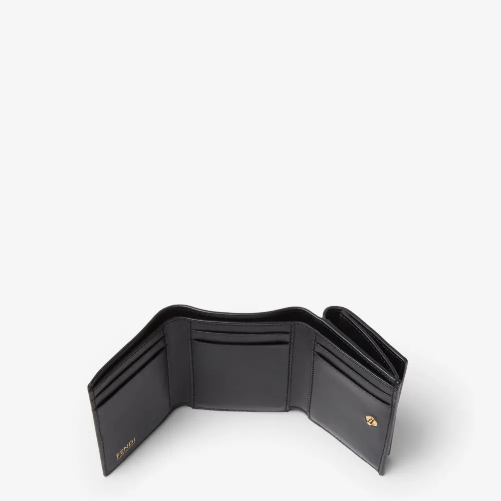 Ví Fendi FF Mini Trifold 'Black' 8M0584B08EF0QA1 - Ảnh 2