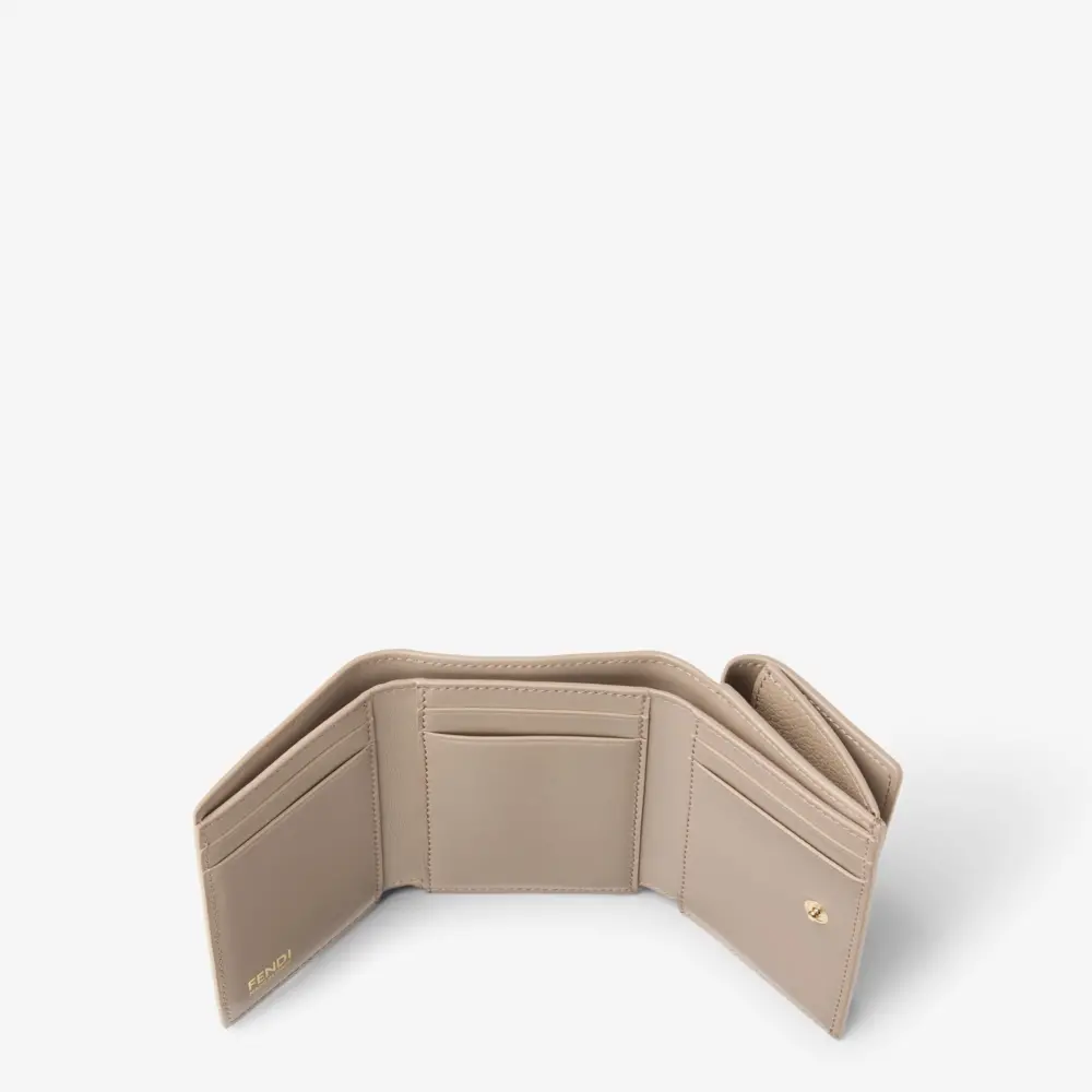 Ví Fendi FF Mini Trifold 'Grey' 8M0584B08EF0QD3 - Ảnh 2