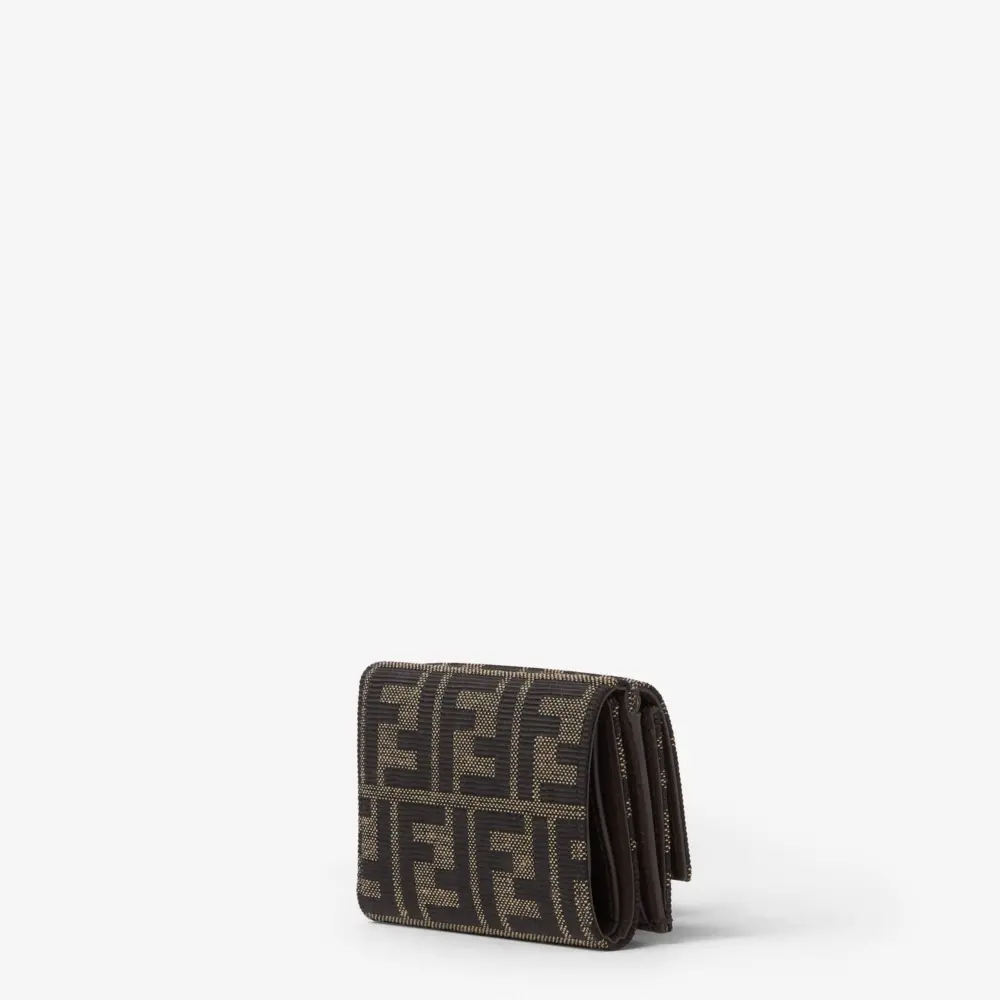 Ví Fendi Mini Tube Trifold 'Brown' 8M0595B1JYF0VAT - Ảnh 3