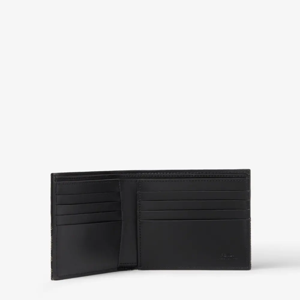 Ví Fendi FF Jacquard Wallet 'Black' 7M0169B139F0QA1 - Ảnh 3
